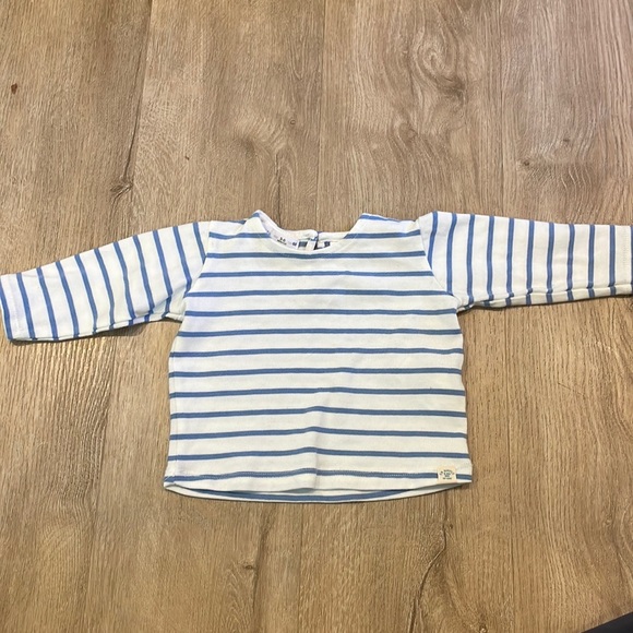Zara stripe long sleeve top - Picture 1 of 3